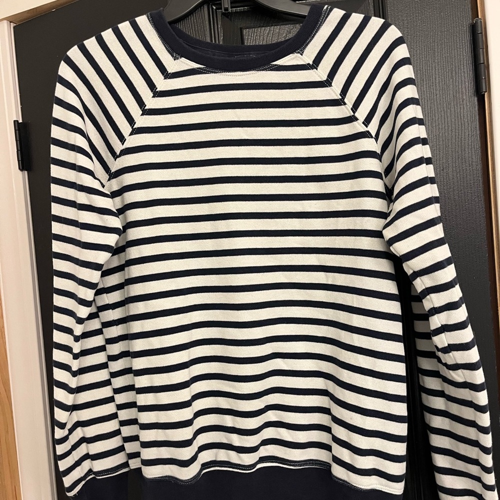 Abercrombie & Fitch Women's Striped Crewneck Sweatshirt